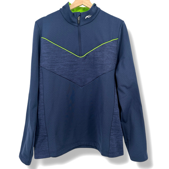 Kjus Damon Midlayer Half Zip Pullover Sweat Shirt Men's Size 50 Medium - Picture 1 of 9